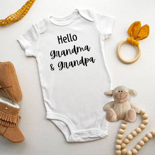 Pregnancy Announcement to Grandparents, Baby Bodysuit