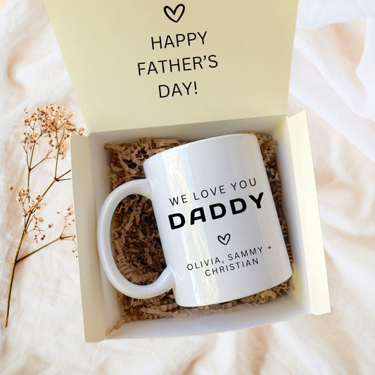 Fathers Day Gift Idea with Custom Coffee Mug