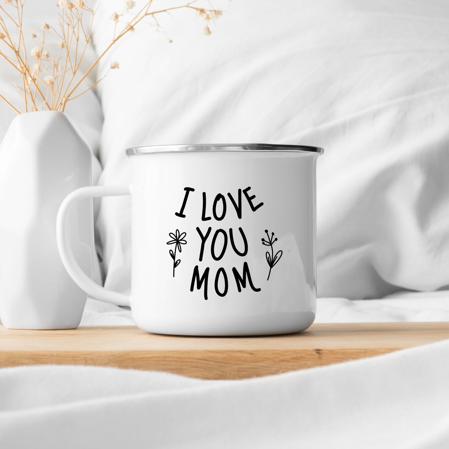 I Love You Mom Mug, Camping Mug 12 oz