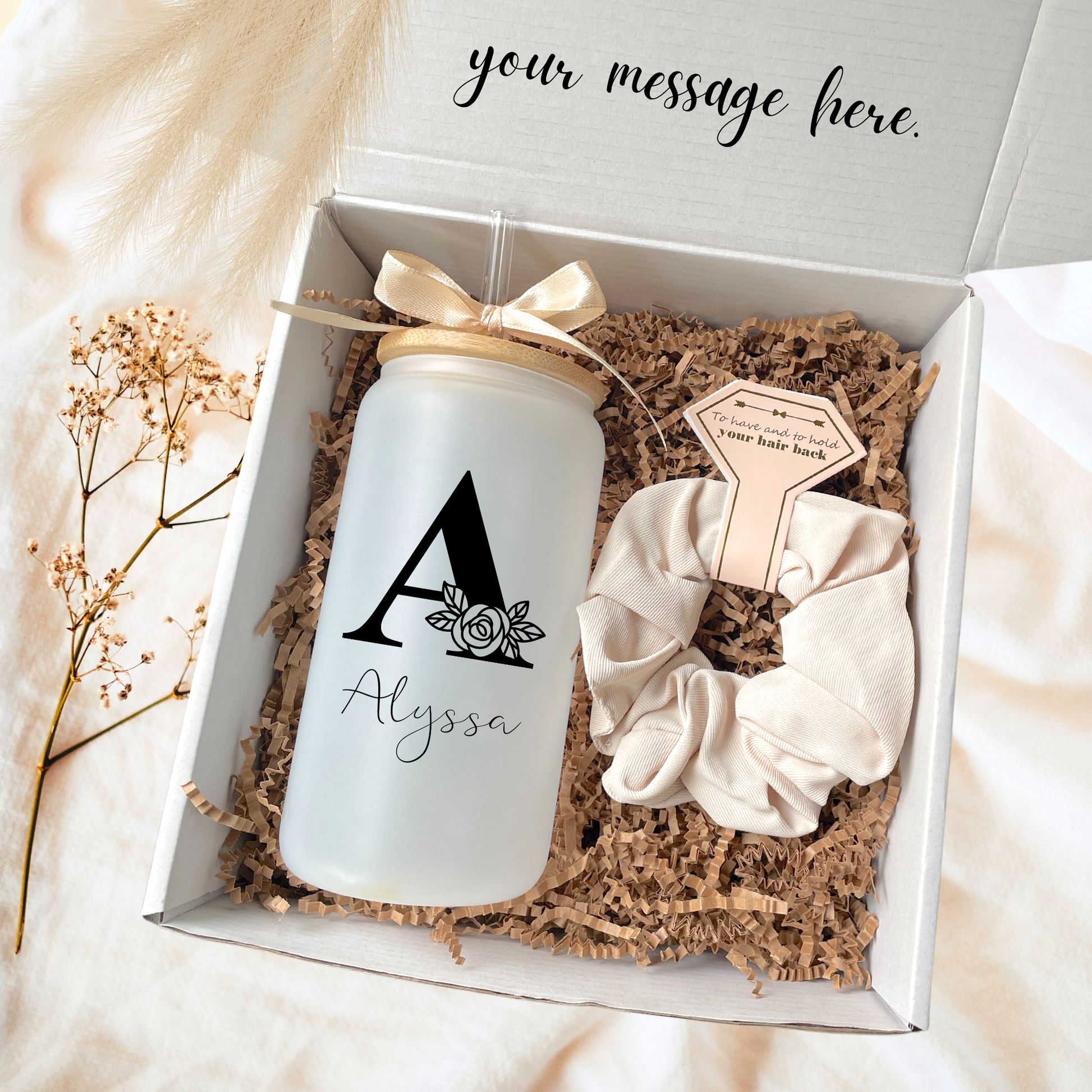 Godmother Proposal with Monogrammed Tumbler